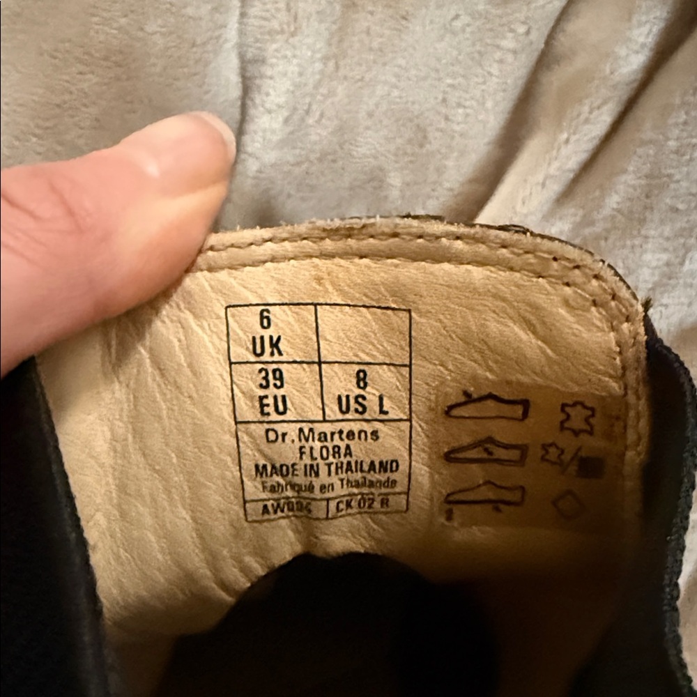 Dr Martens dark maroon Leather Chelsea Boots - Picture 5 of 5